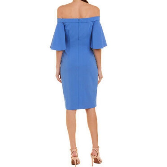 Eliza J Off-the-Shoulder Sheath Dress - Picture 2 of 3